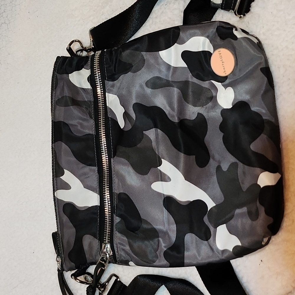 Shorty love canvas tote